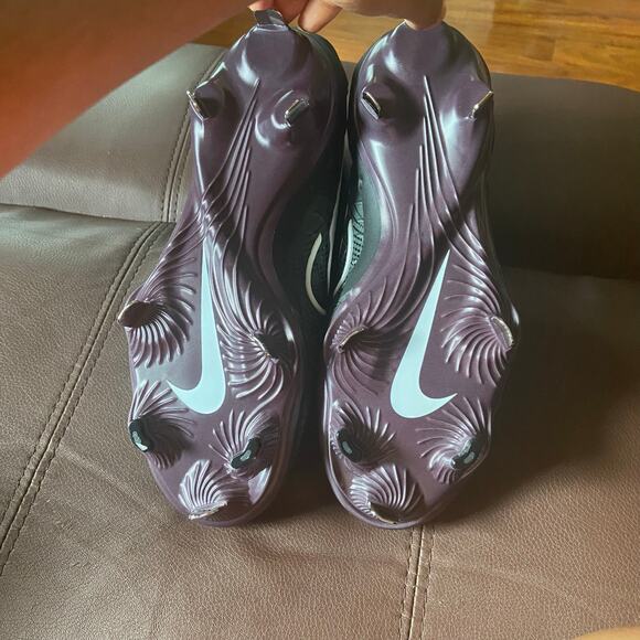 Nike Black Grey Nike Alpha Huarache NXT Metal Baseball Cleats, Sz 7.5 -- NWOB - Picture 7 of 12